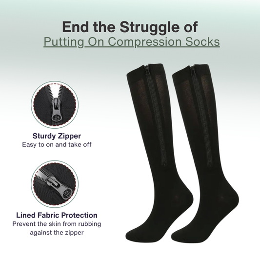 ZipComfort™  Compression Socks