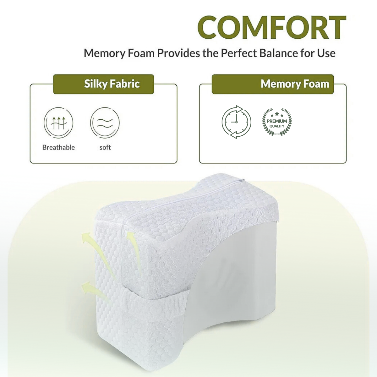 Knee Pillow - For Side Sleepers