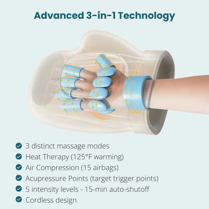 HandCare Pro™ - Hand Massager with Heat Compression Therapy