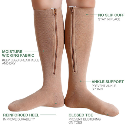 ZipComfort™  Compression Socks