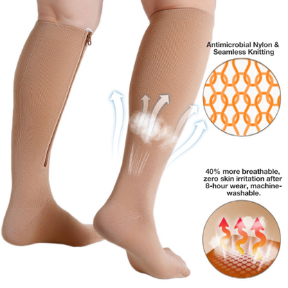 ZipComfort™  Compression Socks