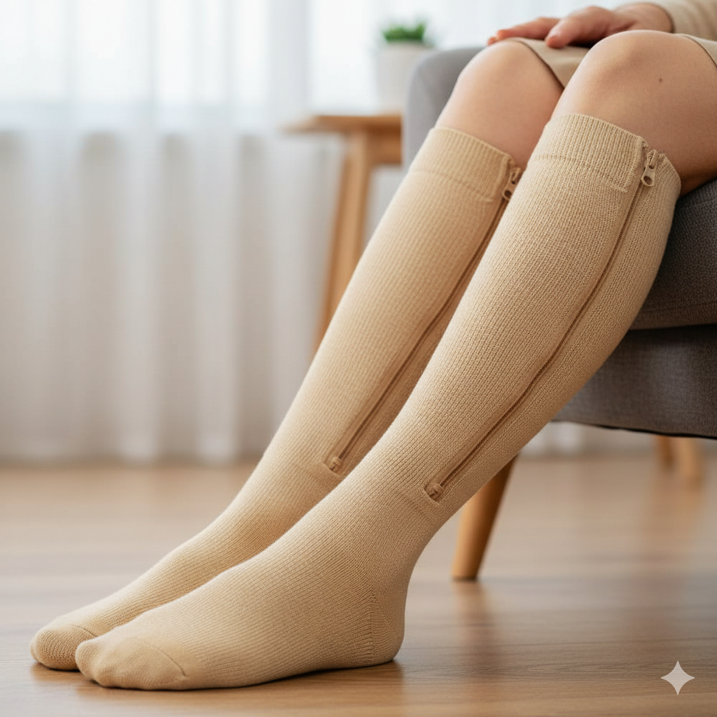 ZipComfort™  Compression Socks