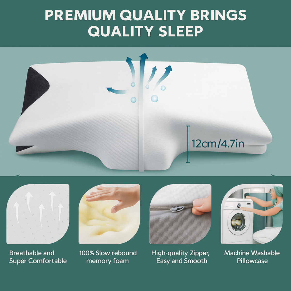 PosturePro™  Ergonomic Pillow