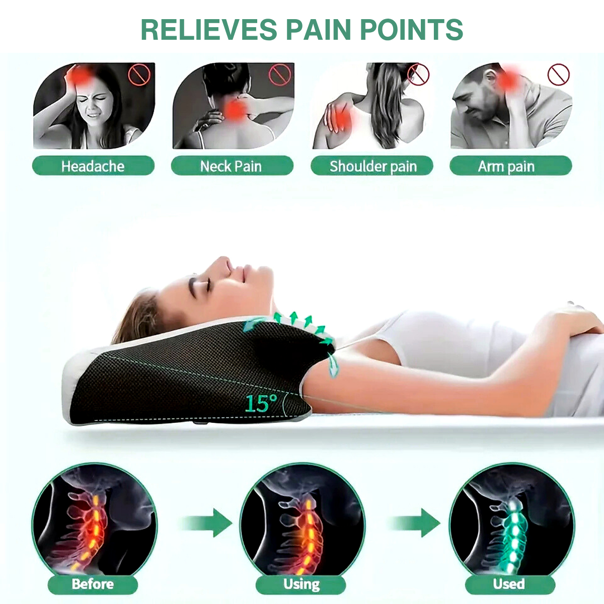 PosturePro™  Ergonomic Pillow