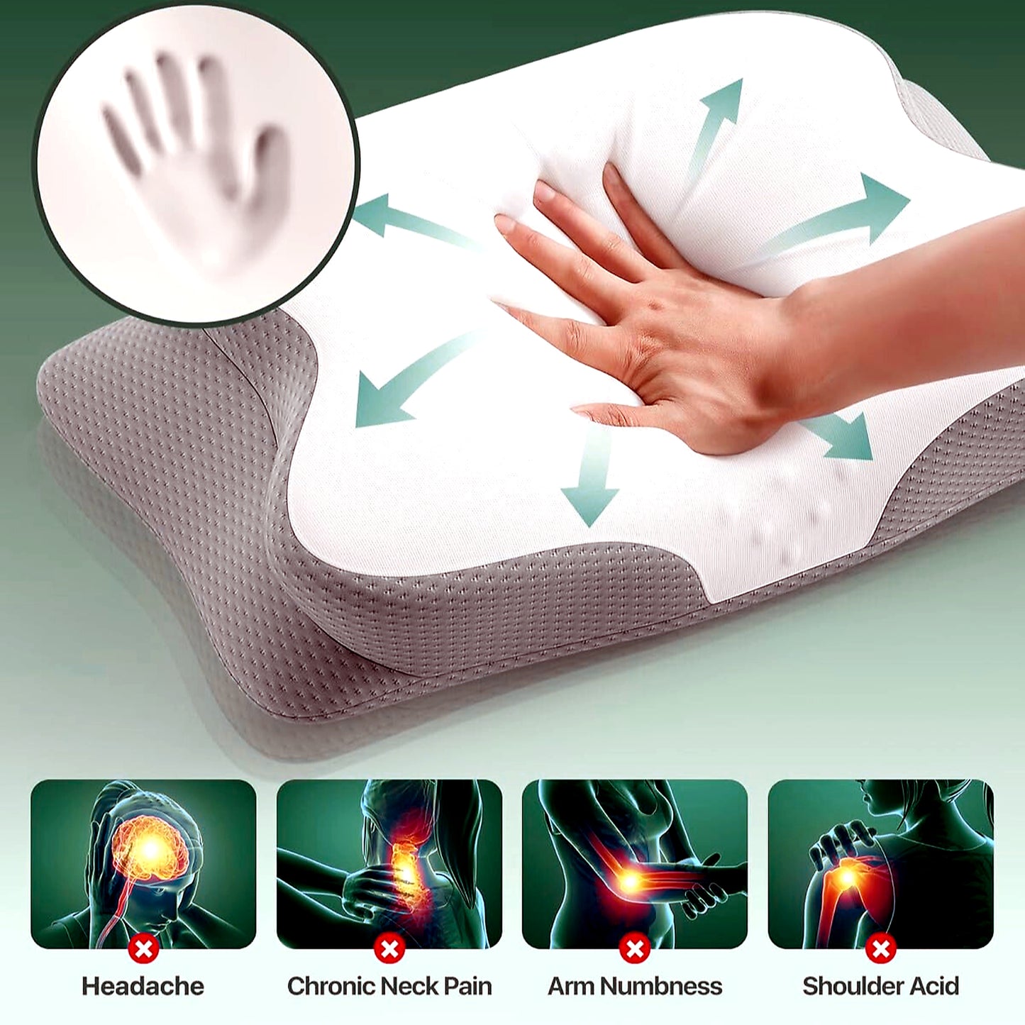 PosturePro™  Ergonomic Pillow